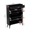MAYEERTY Sturdy Construction & Modern Design Space-Saving Shoe Cabinet for Entryway & Closet - 4 of 4