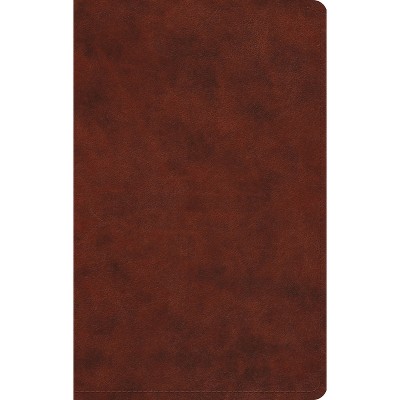 Large Print Value Thinline Bible-ESV - (Leather Bound)