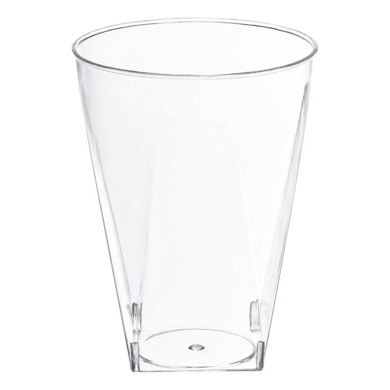 Smarty Had A Party 10 oz. Clear Square Bottom Disposable Plastic Cups (500 Cups), 1 of 5