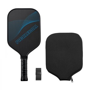 VEVOR Pickleball Paddle,T700 Carbon Fiber Surface & Honeycomb Core,Professional Paddle with Power,Control & Spin,Pro Racket for Adults,Men&Women,Blue - 1 of 4