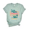 Simply Sage Market Wild Spirit Distressed Short Sleeve Tee - L - Seafoam - 2 of 4
