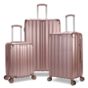 American Green Travel Melrose S 3-Piece TSA Anti-Theft Spinner Luggage Sets - 1 of 4