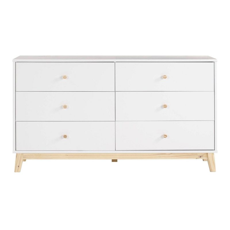 60&#34; 6 Drawer Double Kids&#39; Dresser - Alaterre Furniture, 3 of 13