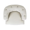 Jennifer Taylor Home Katherine Tufted Accent Chair, Sand Beige Polyester - 4 of 4