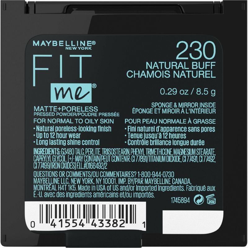 Maybelline Fit Me Matte + Poreless Pressed Face Powder Makeup - 0.29oz, 5 of 8