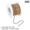 Unique Bargains DIY Clothing Decoration Crystal Rhinestone Sew on Close Claw Chain Trim - 2 of 4