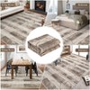 Area Rug, Home Decor Machine Washable Marble Distressed Rug - Boho Farmhouse Non-Slip Ultra Thin  Accent Carpet for Living Room Bedroom Dining Room - 4 of 4