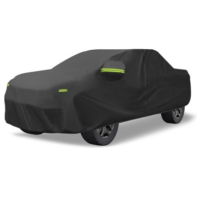 Unique Bargains Truck Car Cover for Hyundai Santa for Cruz 2021-2023 Outdoor Waterproof Sun Rain Dust Wind Snow Protection Black