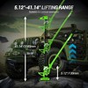 Farm Jack, 7000 Lbs Capacity Ratcheting Off Road f-Arm Jack, Utility Heavy-Duty f-Arm Jack, Lift Height 5.12-25.39 Inches - 4 of 4