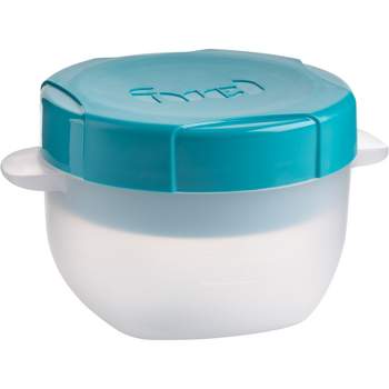 Bentgo 14.2oz Glass Snack Container With Plastic Lid - Blue : Target