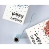 Best Paper Greetings 48 Greeting Happy Birthday Card Bulk Box Set Confetti Designs w/Envelopes, 4"x6" - 2 of 4
