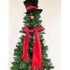 4E's Novelty 5 Piece Set Snowman Costume Kit - Top Hat, Shawl, Gloves, Carrot Nose - Fun Snowman Costume Adult & Kids Set for Christmas Holiday Fun - 4 of 4