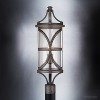 Urban Ambiance Luxury Rustic Outdoor Post / Pier Light,  26-1/2" x 9",  Aged Pewter Finish, UHP1181 - 4 of 4