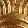 Storied Home Decorative Waves Metal Wall Art, Gold - 3 of 4