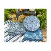 tagltd 18"x 18" Medallion Print Cotton Floor Accent Decorative Throw Pillow with Handles Poly Filled Insert Square - 2 of 2
