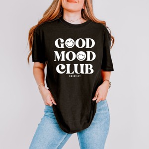 Simply Sage Market S.W.Smiley Good Mood Club Garment Dyed Tee - 1 of 4