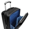 World Traveler Dejuno Compact 20" Carry-on Luggage with Laptop Pocket - 4 of 4