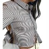 Women's Mazie Gingham Open Back Blouse - Et Clet - 2 of 4