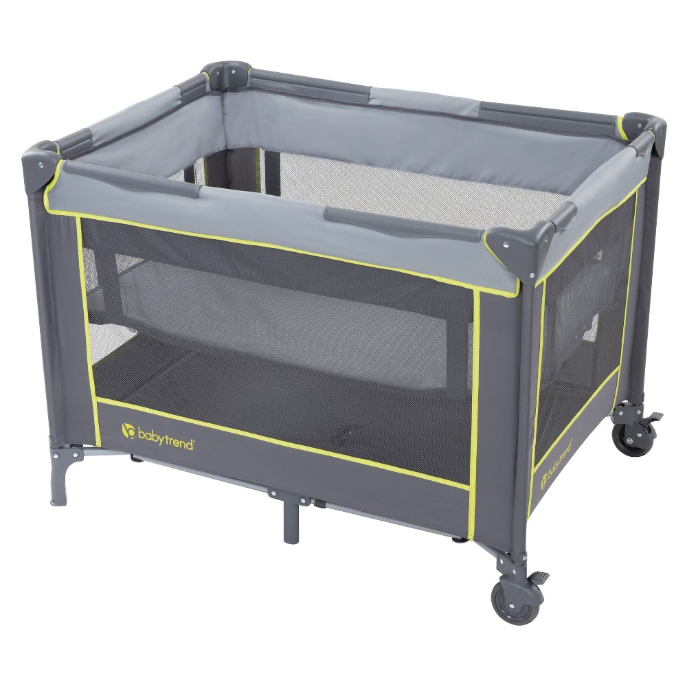 Baby Trend Portable Playard with Bassinet - Twinkle Lime