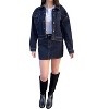 Women's Harley Denim Jacket - JUST BLACK DENIM - 2 of 4