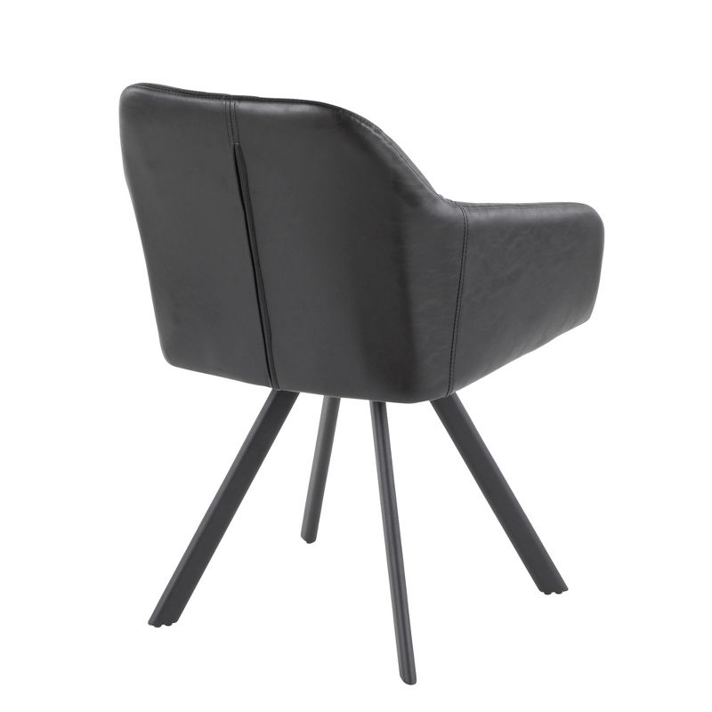 Set of 2 Clubhouse Contemporary Dining Chairs - LumiSource, 6 of 11