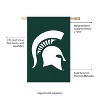 Evergreen NCAA Michigan State University Applique House Flag 28 x 44 Inches Outdoor Decor for Homes and Gardens - 3 of 4