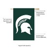 Evergreen NCAA Michigan State University Applique House Flag 28 x 44 Inches Outdoor Decor for Homes and Gardens - image 3 of 4