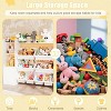 Kids Toy Storage Organizer w/8 Removable Toy Bins & 3 Storage Cubbies, Kids Bookshelf and Toy Storage, Bookcase Storage Cabinet - 4 of 4