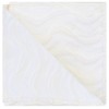 INSPIRE CHIC Men's Curl Waves Embroidery Textured Pocket Square - 4 of 4