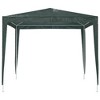 vidaXL Party Tent Green Polyethylene and Steel 8.2x8.2ft Collapsible - 3 of 4