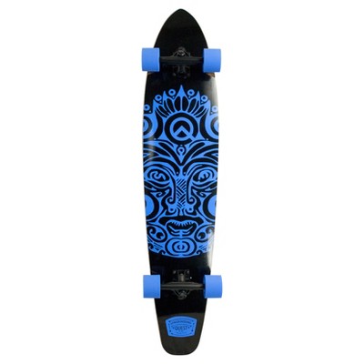Quest Super Cruiser "Karma" 44" Longboard Skateboard - Blue/Black