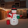 Northlight LED Lighted Inflatable Snowman with Gifts Outdoor Christmas Decoration - 8' - 2 of 4