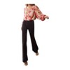 Women's Floral Felice Deep V Neck Crop Top - FLYING TOMATO - 3 of 4