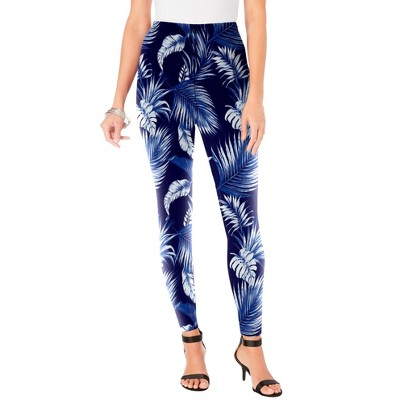 Roaman's Women's Plus Size Ankle Length Essential Stretch Legging