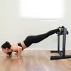 Bulgarian Split Squat Stand, Single Leg Squat Roller Stand with 11 Adjustable Roller Heights for Squats, Leg Lunges, Bodyweight Training - 2 of 4