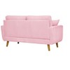 NicBex Modern Corduroy Loveseat Sofa Couch with Two Pillows & Wooden Legs,2-Seat Lounge Sofa for Living Room,Apartment - 4 of 4