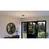 Urban Ambiance Luxury Traditional Ceiling Light 7.375''H x 8.625''W,  Polished Nickel Finish,  Esperance Collection, UHP4161 - 2 of 4