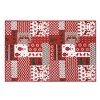 Christmas Area Rugs Xmas Patchwork Pattern Rug Holiday Home Decor - 2 of 4