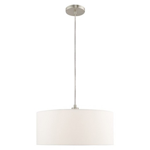 Livex Lighting Meridian 1 - Light Chandelier in  Brushed Nickel - image 1 of 4