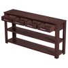 Stylish Entryway Console Table with 4 Drawers and 2 Shelves Suitable for Entryways Living Rooms. - 3 of 3