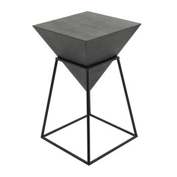 Modern Metal Accent Table - Olivia & May