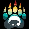Men's Design By Humans Bear Footprint By jun_salazar216 T-Shirt - 2 of 2
