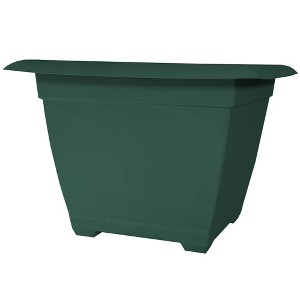Bloem Dayton Square Resin Planter Pot Indoor and Outdoor Gardening - 1 of 4