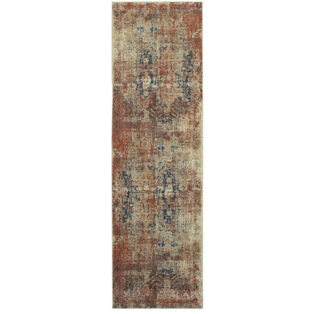  Pierce Distressed Rug Beige