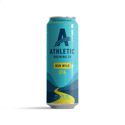 Athletic Brewing Run Wild Non-Alcoholic Beer - 19.2 fl oz Can