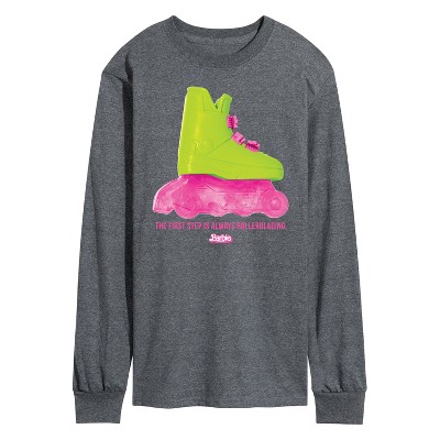 Men's - Barbie - Rollerblading Barbie the Movie Long Sleeve Graphic T-Shirt