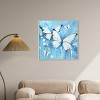 Art Remedy Textured Blue Butterflies Butterfly Wall Art Framed - 2 of 4