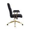 Racxily Office Chair, Modern Height Adjustable Desk Chair with Padded Arms - 4 of 4