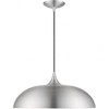 Livex Lighting Amador 1 - Light Pendant in  Brushed Aluminum/Polished Chrome - 3 of 3