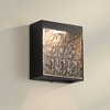 Possini Euro Design Possini Euro Sofia 8 1/2"H Black Hammered Glass LED Wall Sconce - 2 of 4